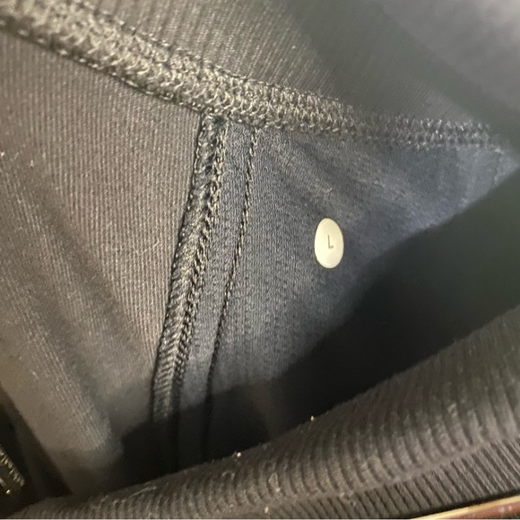 Lululemon Sweatpants Men's Size Large Black Straight Leg Drawstring - Picture 5 of 7